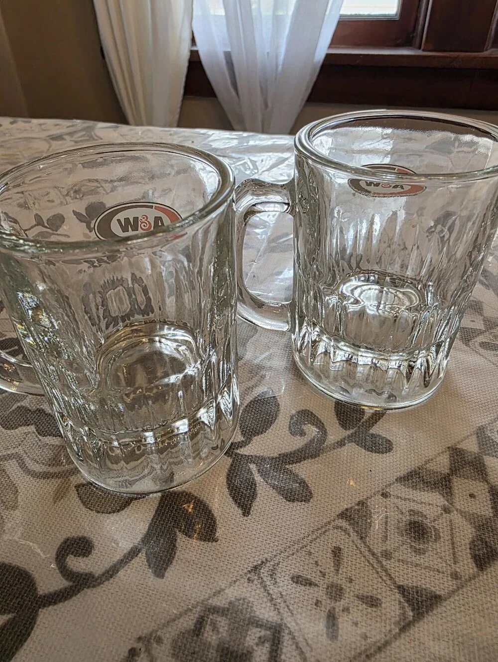 A&W Root Beer Vintage Mini Glass Mugs Set of 2.3/8 - 3.25